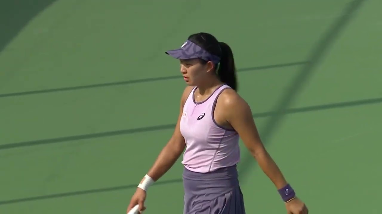 Highlights: Dubai R1 - Moyuka Uchijima d. Ostapenko - 2025 Dubai Duty Free Tennis Championships
