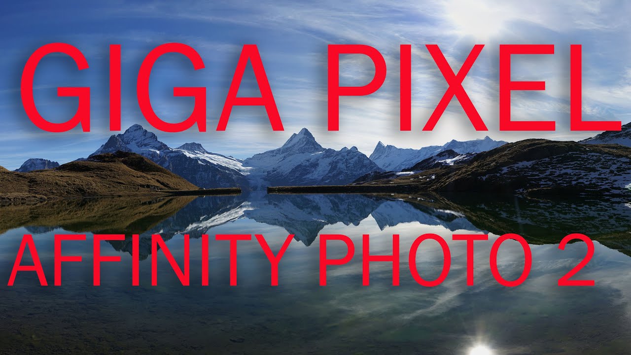 Large size 360° in Affinity Photo 2 (Giga Pixel)