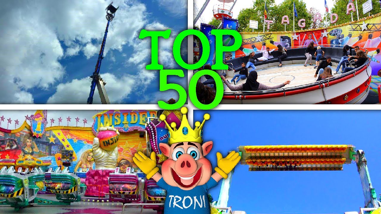 🥇 TOP 50 des ATTRACTIONS de la FOIRE DU TRÔNE 2022 - 100% ATTRACTIONS