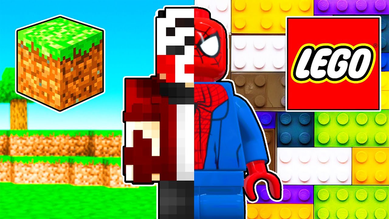 Minecraft Ama KÖY Lego OLDU👷
