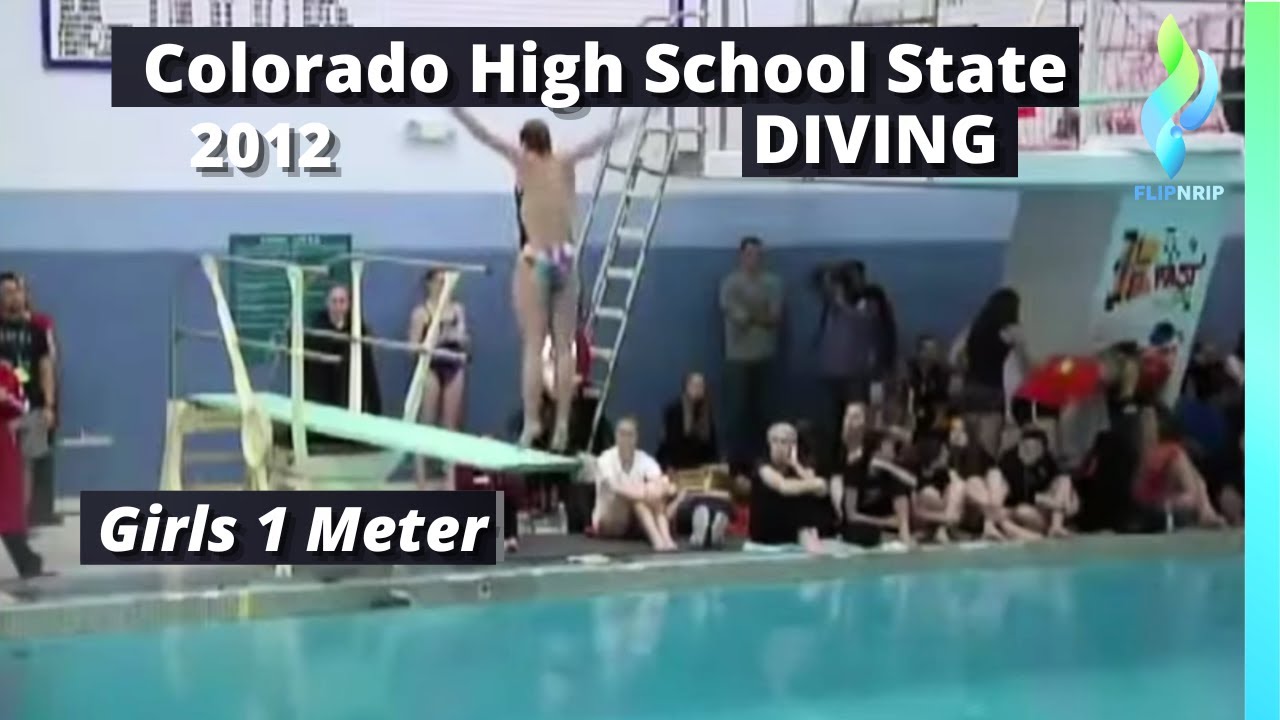 2012 Girls 1 Meter Diving Finals - Colorado High School Diving
