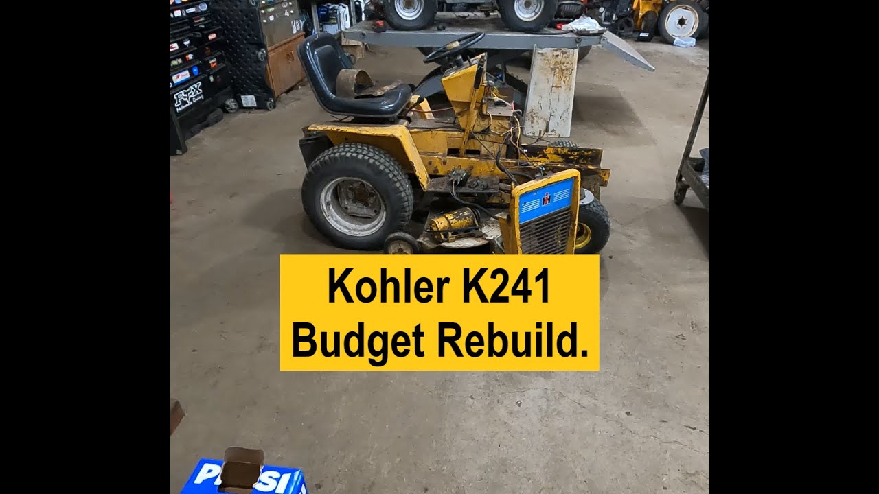 Cub Cadet 102 Kohler K Series Engine Removal & Rebuild Part 1