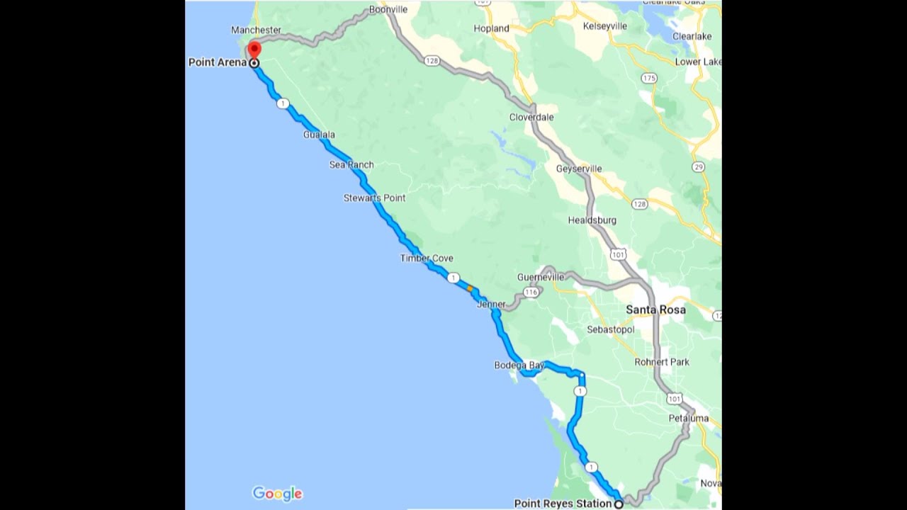 California Scenic Drive: Point Reyes to Point Arena