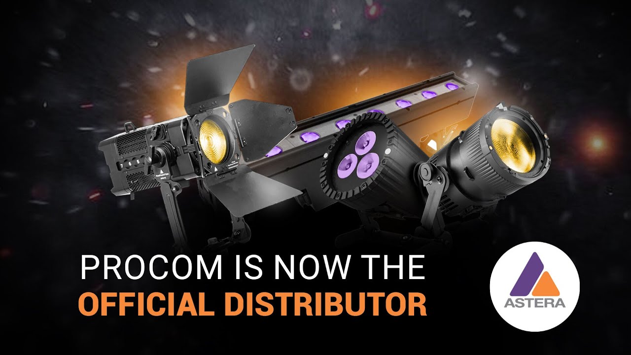 Procom Welcomes Astera’s Award-Winning Wireless LED Lighting to its Portfolio