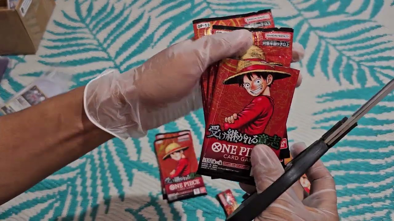 Opening of OP13 One Piece Trading card box. #bhutan#onepiece #artwork #collector#bhutanese 