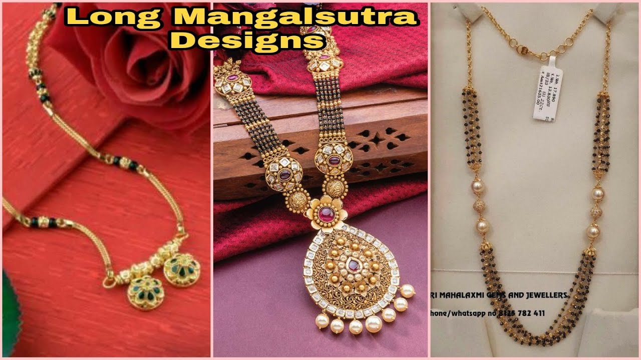 Latest Long Mangalsutra Designs/ 22kt Gold Mangalsutra/ Partywear Mangalsutra #TheFashionGallery