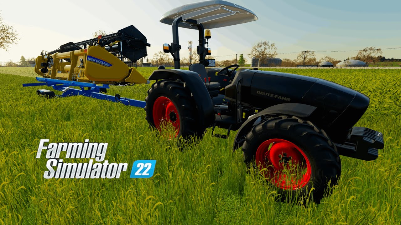 NİSAN AYINDA KAR YAĞDI BUĞDAY HASADI YAPTIK-ERDEVİK HARİTASI|| FARMİNG SİMULATOR 22