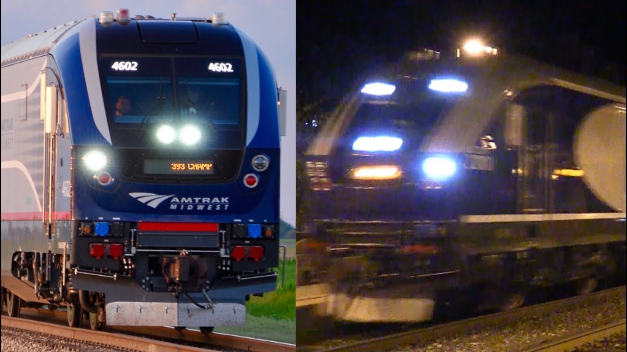 NEW SC-44 Charger Amtrak Pacific Surfliner Test Trains