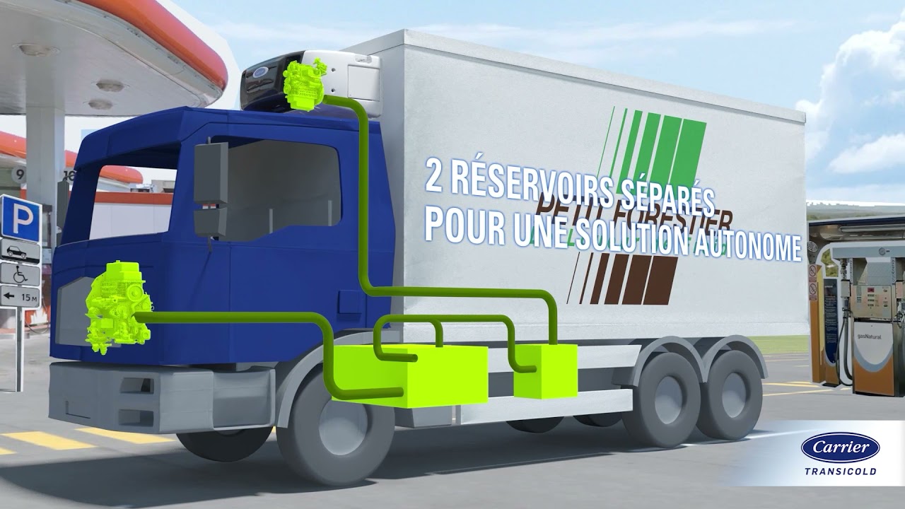 Carrier Transicold - Vivez la Cool Experience avec le Supra aliment&eacute; au gaz naturel comprim&eacute;
