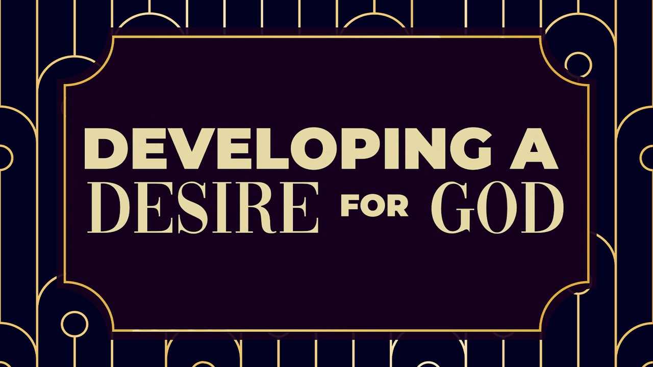 Developing A Desire For God - Can You Smell The Water | Pastor Donald Lance