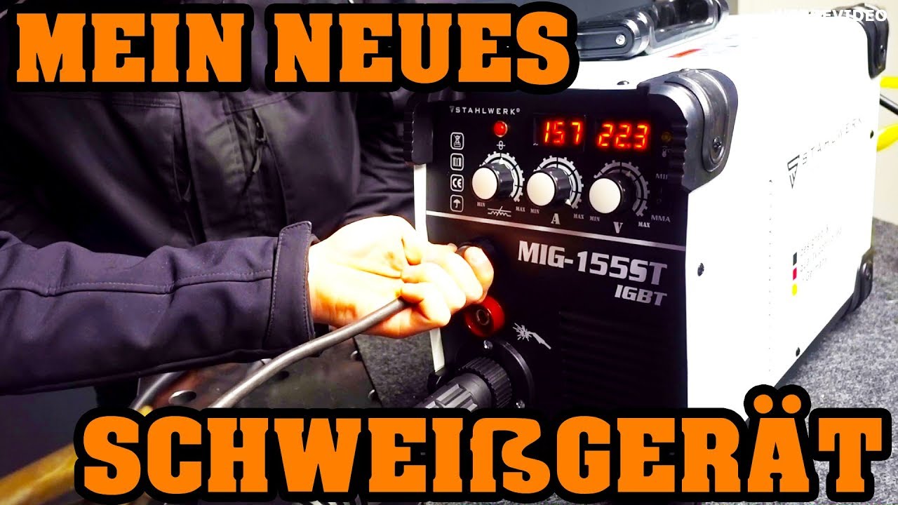 Mein neues Schweißgerät für 299€ 🛠 Zu Besuch bei STAHLWERK 🛠 MIG 155ST IGBT