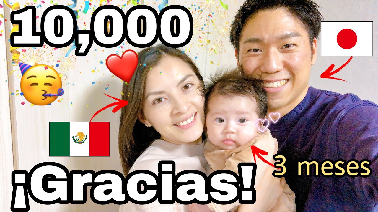 YA SOMOS MÁS DE 10,000 SUSCRIPTORES ¿Cómo pasó? ¿Mi esposo japonés ya quiere su placa de YOUTUBE?