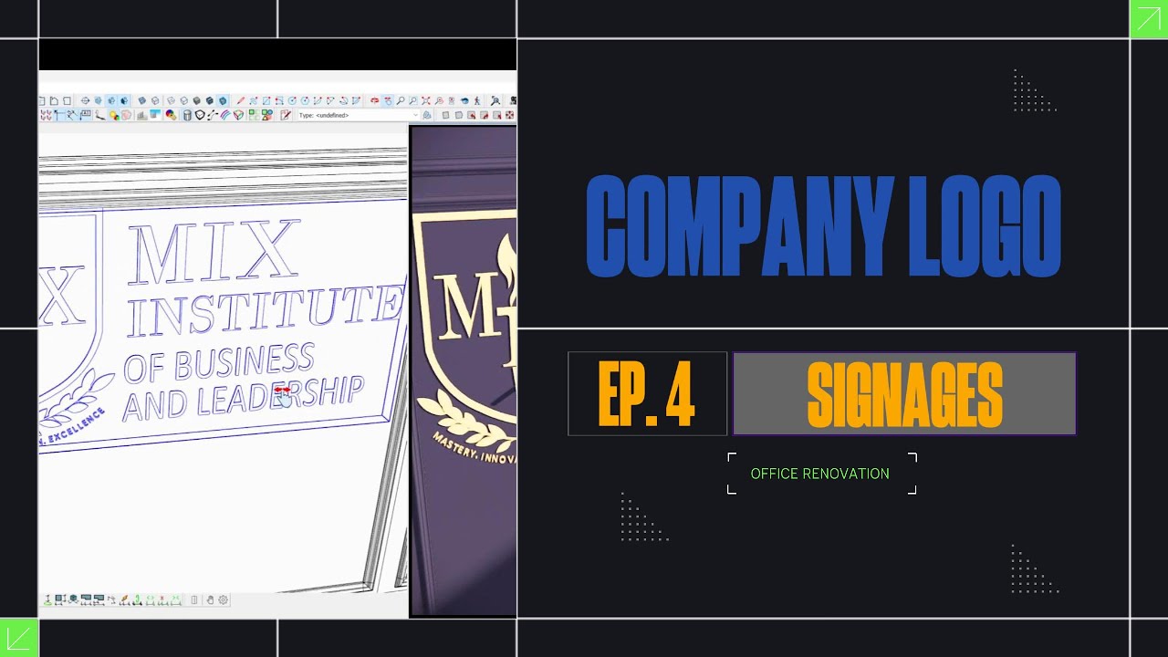 Company Logo 3D Translation Episode 5 – MIX INSTITUTE OFFICE DESIGN