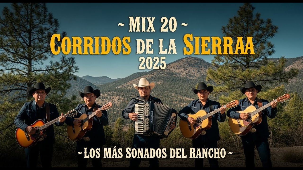 🔥 Mix 20 Corridos de la Sierra 2025 🌄 Los Más Sonados del Rancho