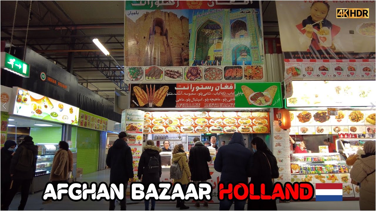 Afghan Bazaar 🇦🇫 | Holland 🇳🇱 | 4K