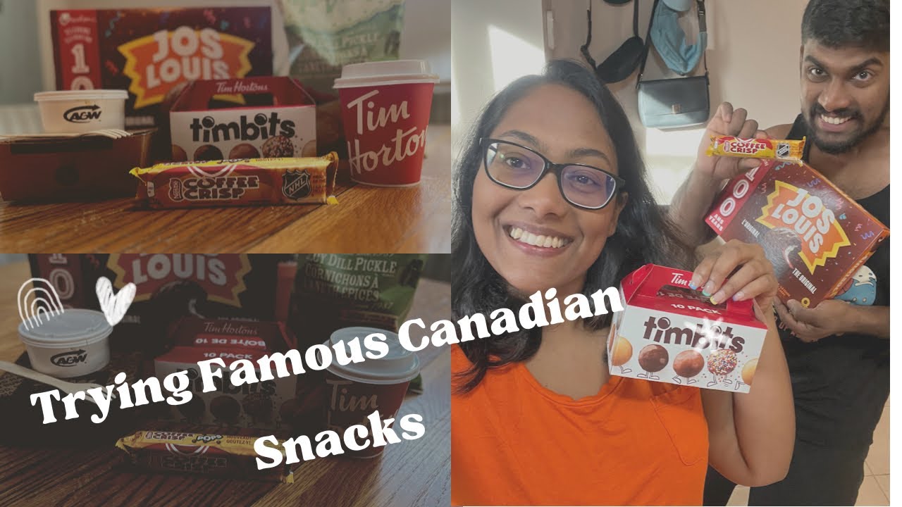 Famous Canadian Snacks කැනඩා වල ස්නැක්ස් ❤️🫢😍