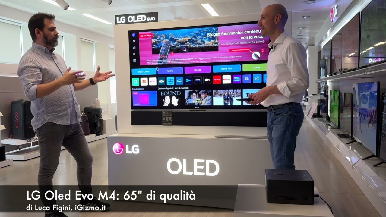 LG M4: le caratteristiche dell'Oled Evo da 65