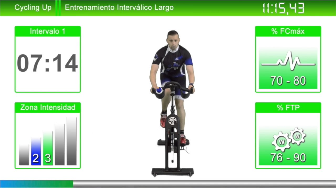 Clase Virtual N&ordm;17 Cycling Up - Interv&aacute;lico Largo Ciclo Indoor by David Aguado