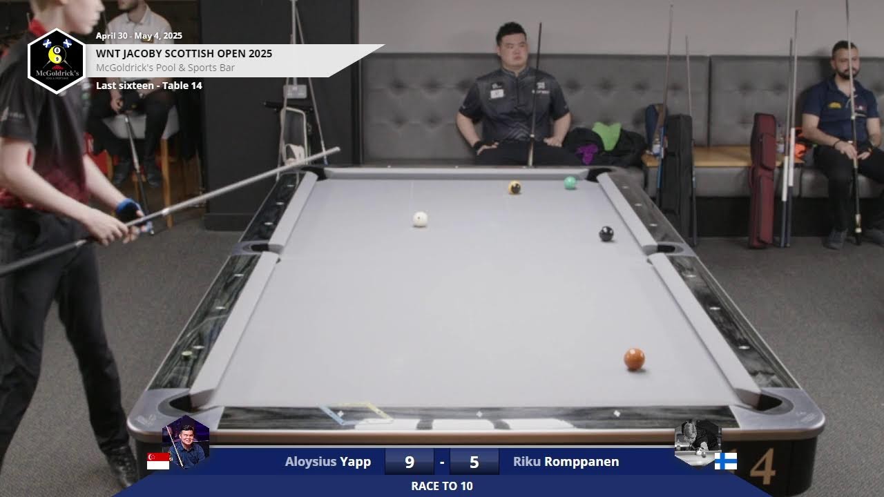 WNT Jacoby Scottish Open 2025 Aloysius Yapp vs Riku Romppanen