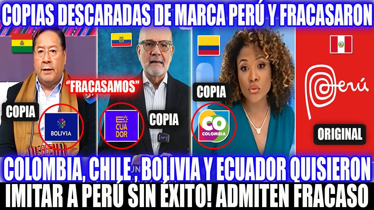COPIAS DESCARADAS DE MARCA PER&Uacute; QUE FRACASARON! PA&Iacute;SES DE SUDAM&Eacute;RICA QUISIERON IMITAR SIN &Eacute;XITO!
