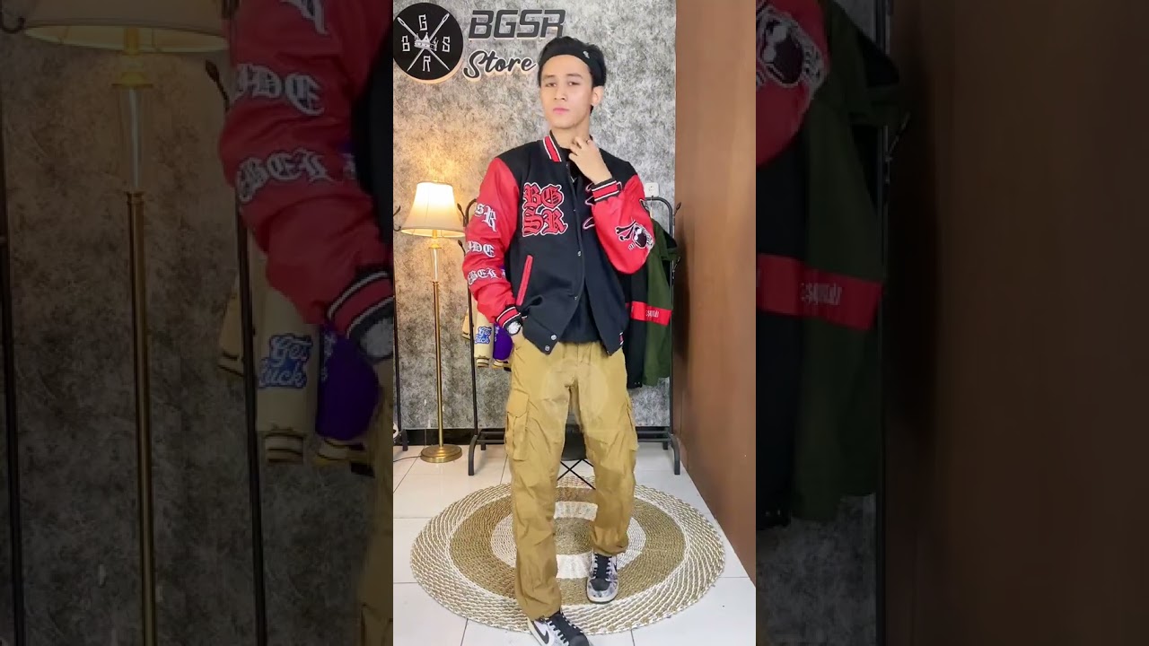 Makin Stand Out with New Varsity Jacket Red Devil #jaketvarsity  #outfitinspiration #outfitcowok