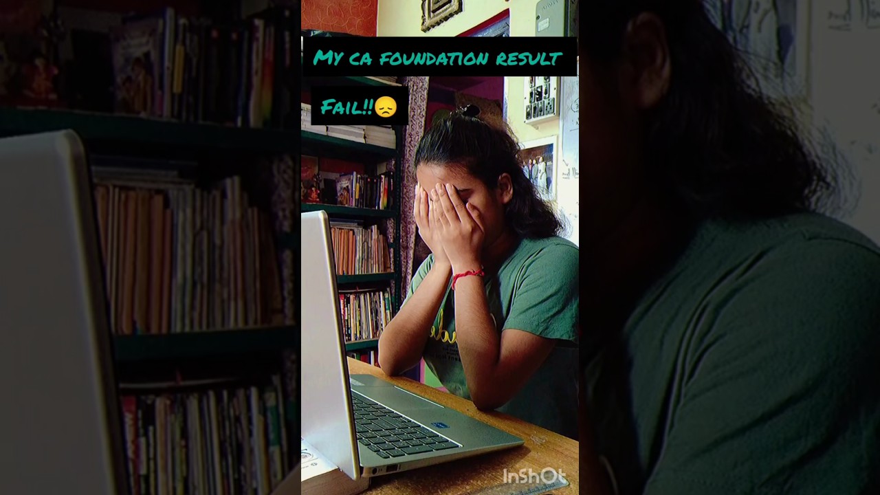 My CA Foundation Result Reaction| 😞💔
