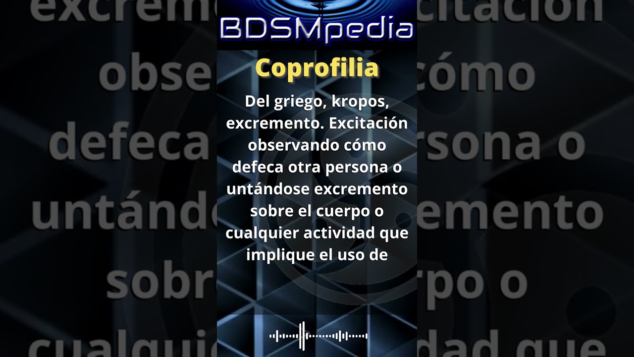[TERMINO] COPROFILIA