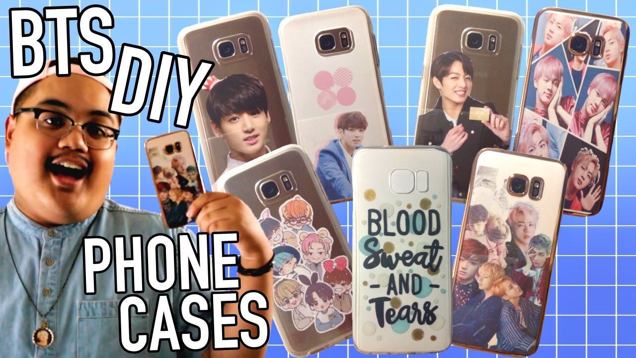 DIY KPOP Phone Cases (BTS EDITION) | KPOPAMOO