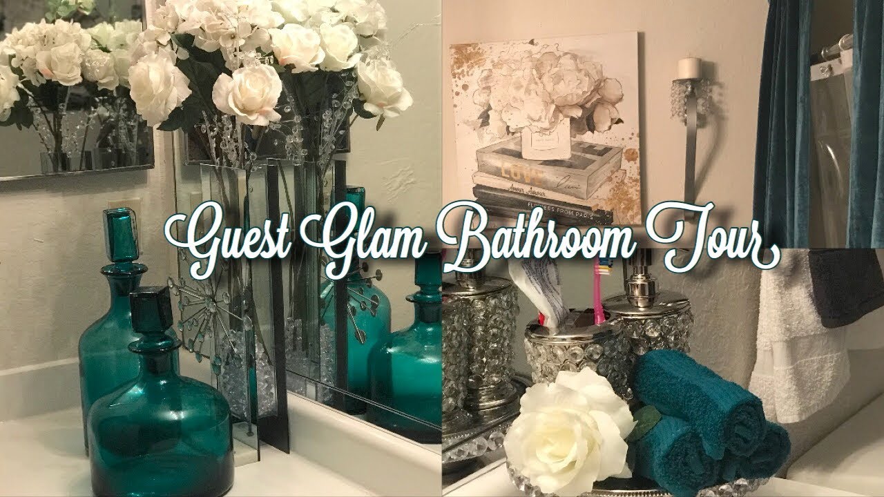 💎🛁2018-Guest Glam Bathroom Tour | Interior Design ~Glamorous Castle & Decor 💎🛁