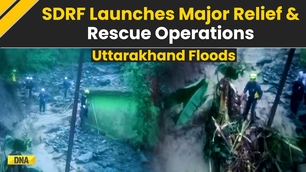 Uttarakhand Floods: SDRF Launches Rescue Ops After Heavy Rain In Naugaon