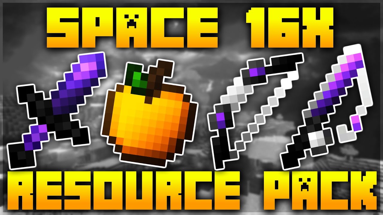 Minecraft: Space V2 16X FPS TEXTURE PACK! - 1.7/1.8/1.9/1.14 MC Resource Packs