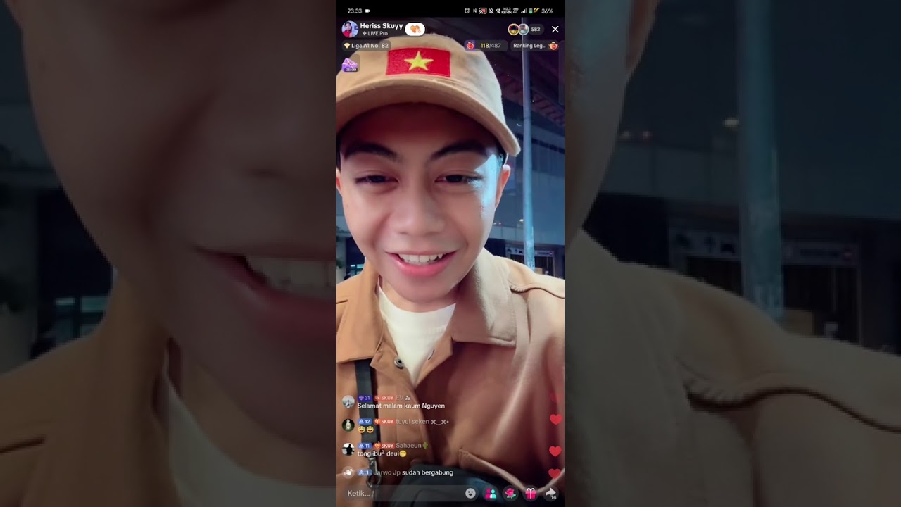 HERISS SKUYY SEE YOU AGAIN VIETNAM 👋 #herissskuyy #live #reaction #funny #viral #video #videos 