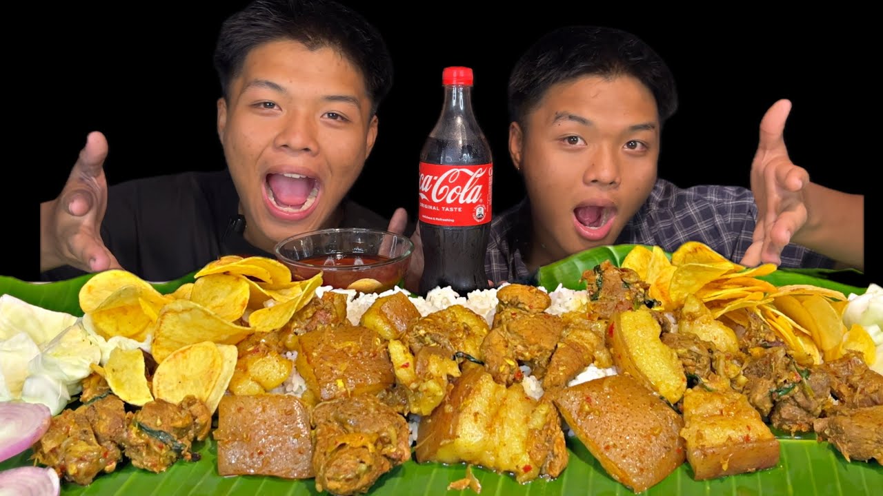 Pork belly mukbang 🔥🔥🔥||Oksa thongba  #manipur #mukbang  #pork #manipurimukbang #food 