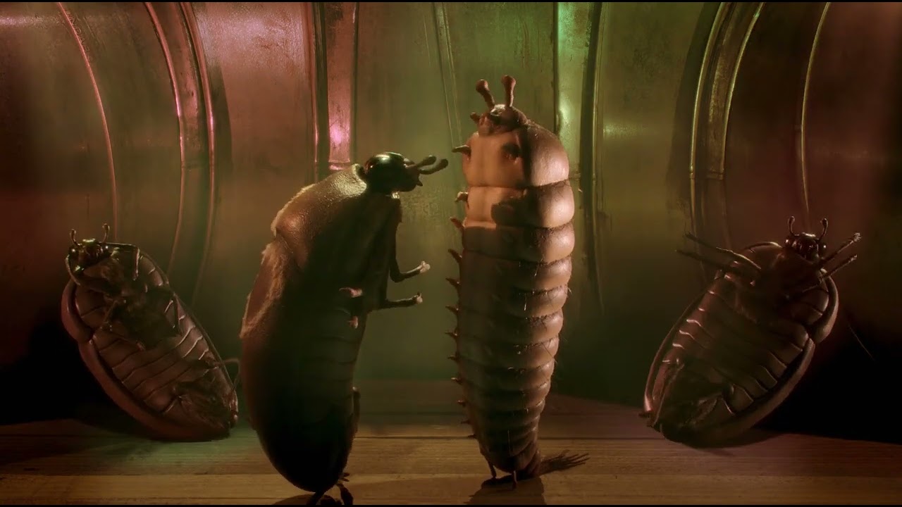 The house (2022) netflix film - bugs dancing sequence