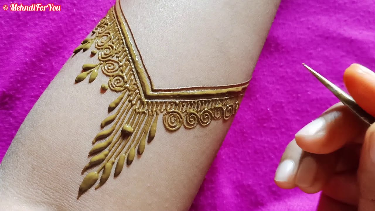 Bridal mehndi design tutorial || step by step bridal mehndi design for beginners