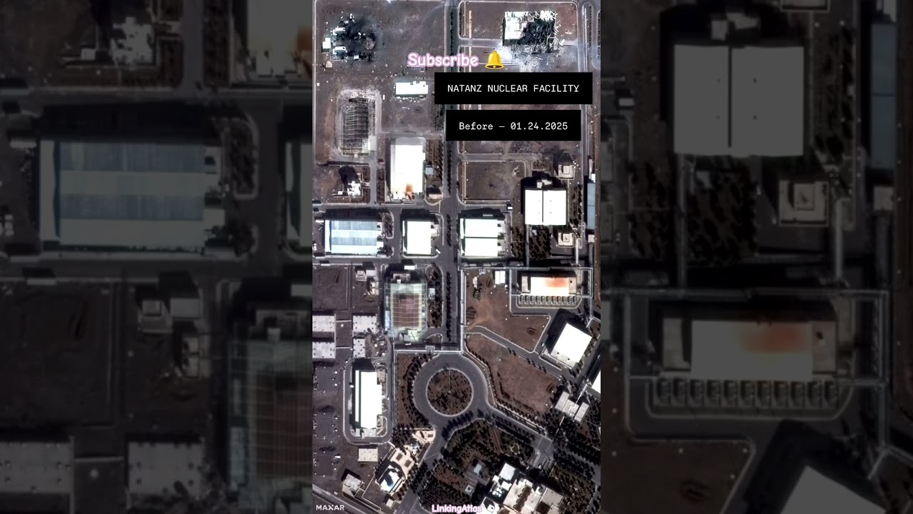 Natanz, Iran Nuclear Facility Aftermath: Satellite Imagery Shows Israeli Strike Damage