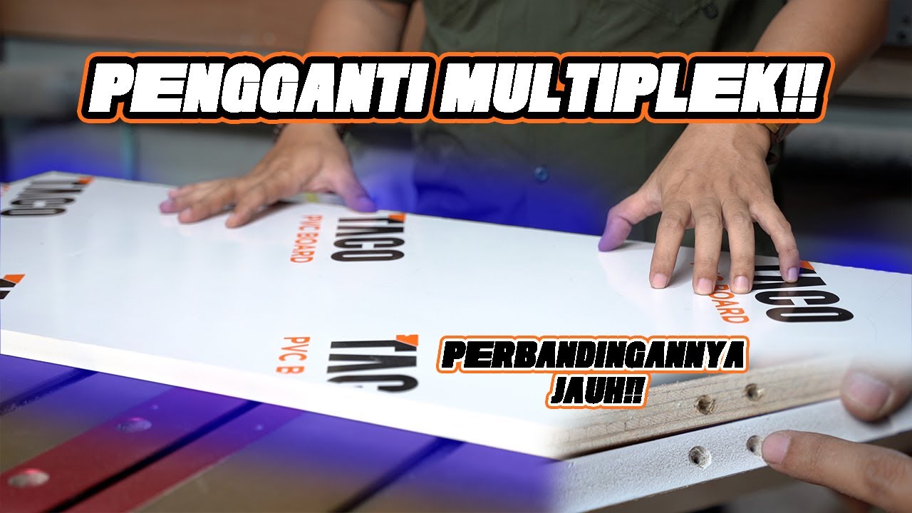 Solusi bahan baku furniture di tempat lembab|PVC Board TACO | anti rayap dan anti air