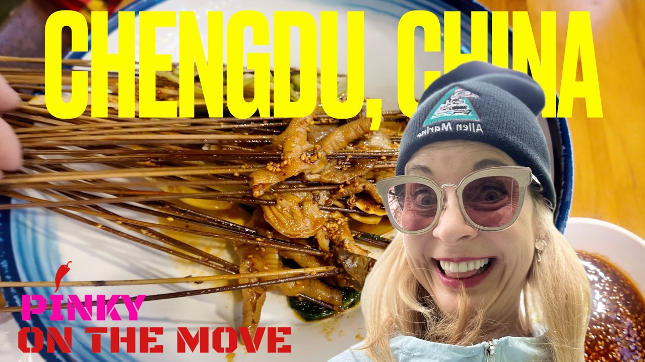 Can my stomach handle FIERY Chicken FEET & Cow STOMACHS on STICKS! Watch me eat Bōbō jī!!!