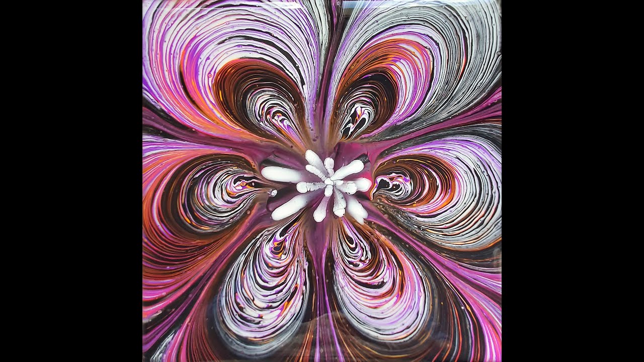 298 SPLIT CUP POUR OVER CUP BOTTOM #AcrylicPouring  #splitcuppour