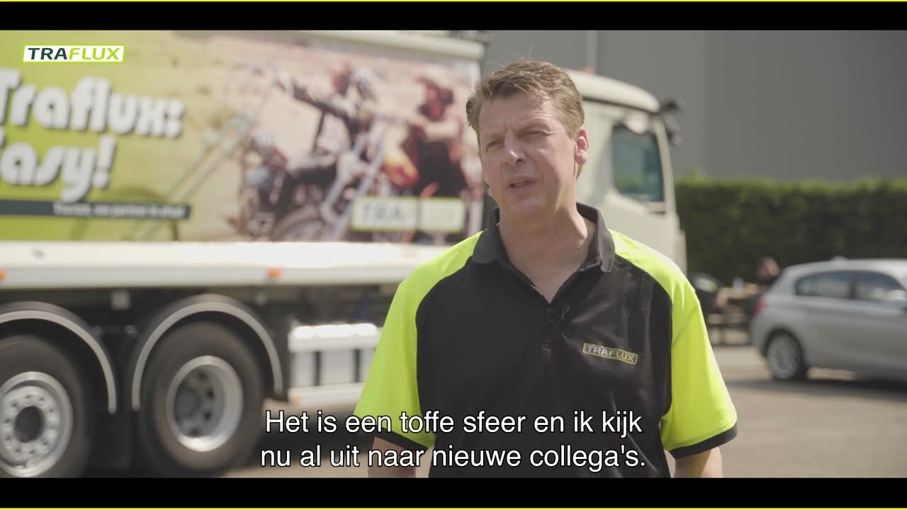 Bij Traflux ga je de baan op in vrachtwagens met de nieuwste technologieën