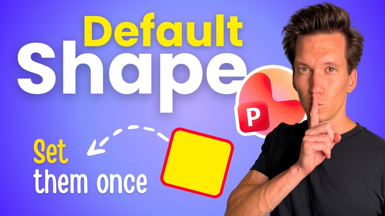 How to Set Default Shapes in PowerPoint (Save Hours)
