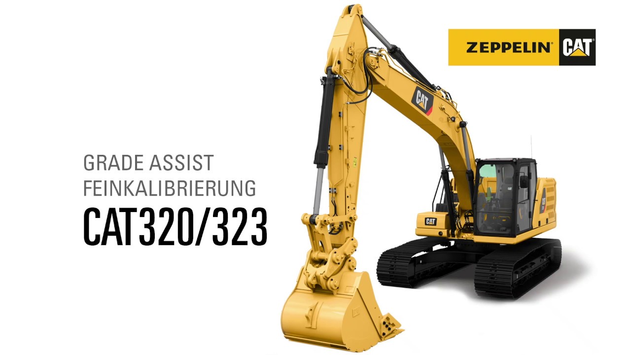 Cat 320/323 Grade Assist Feinjustierung