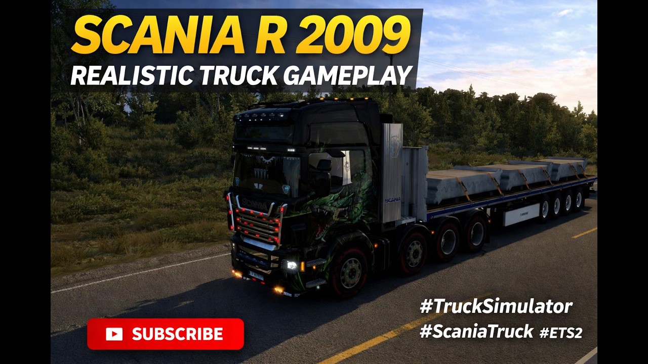 Scania R 2009 Legendary Truck Drive | Realistic Gameplay 4K