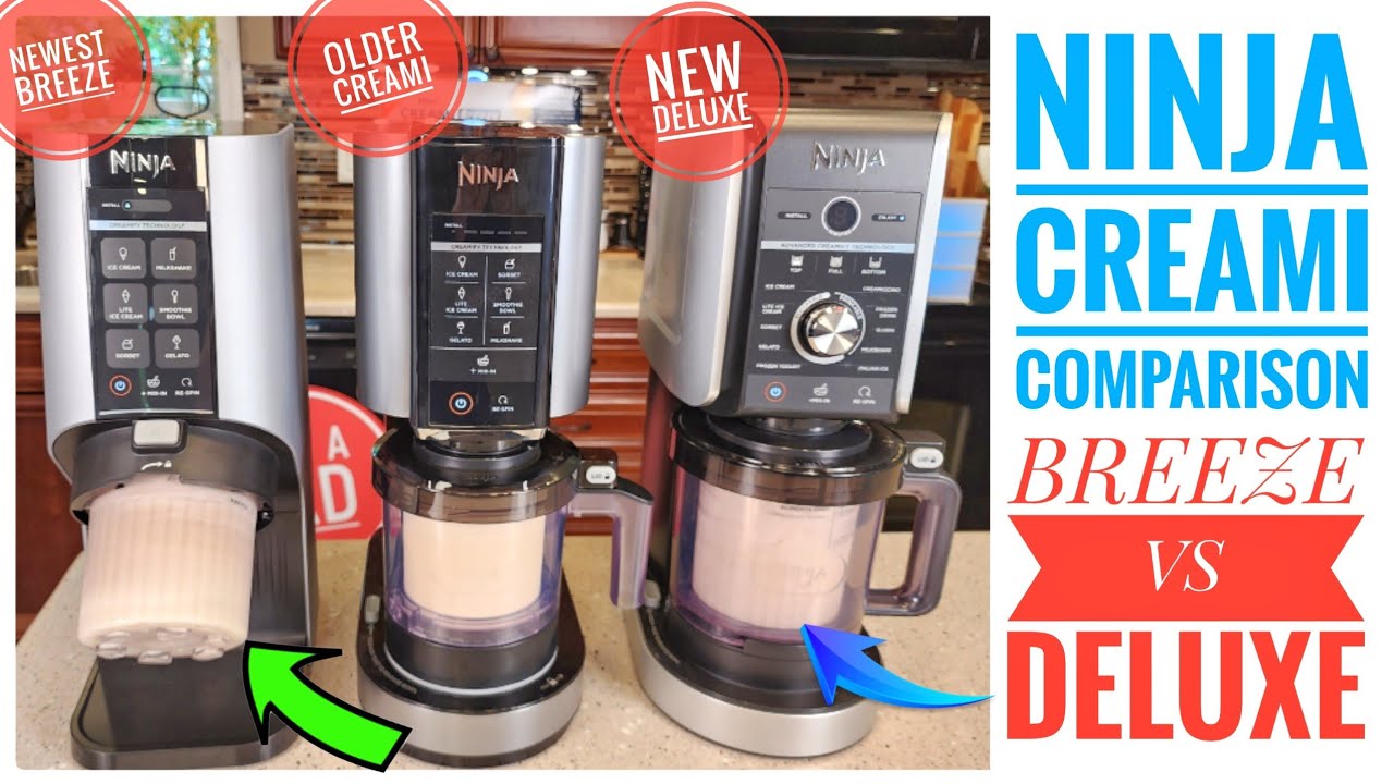 Сравнение морожениц Ninja CREAMi: New Breeze и Deluxe — Я ОБОЖАЮ ИХ ВСЕХ!!