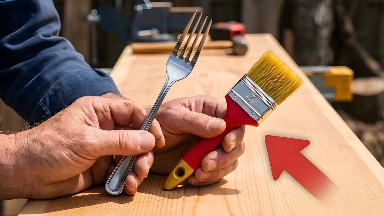 Billions Don’t Know This SECRET Tool From A Fork And Old Brush
