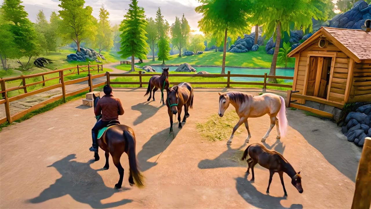 Horse World Ride - Gameplay 20 #horsegame #simulationgame #openworldgames #animalgame #casualgames
