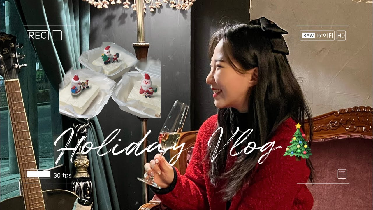 [sub]2023년 하반기에 올리는 2022년 연말영상 어떤데…?🌕/(노오븐 치즈케이크 만들기)