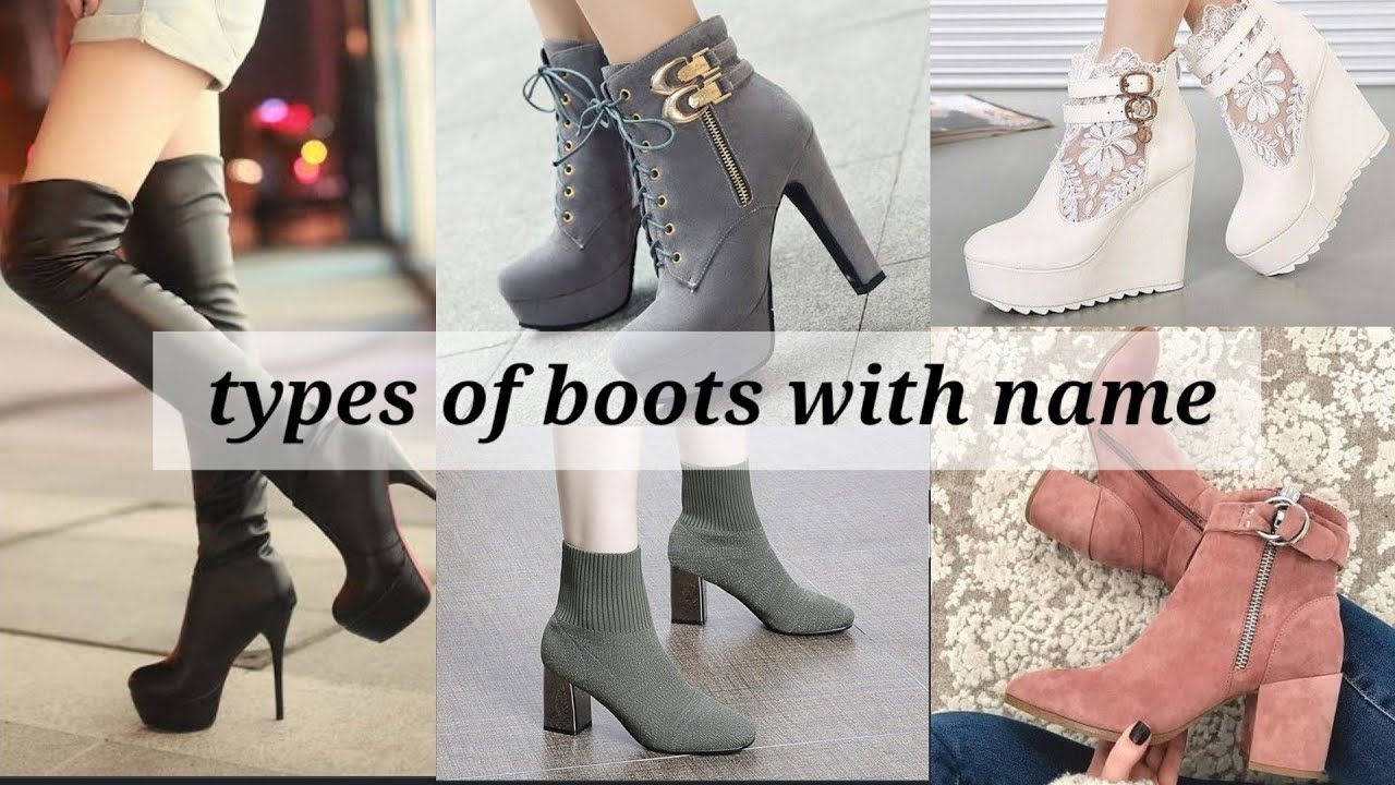 Different types of boots with their name | boots for girls/women's |trendy girl