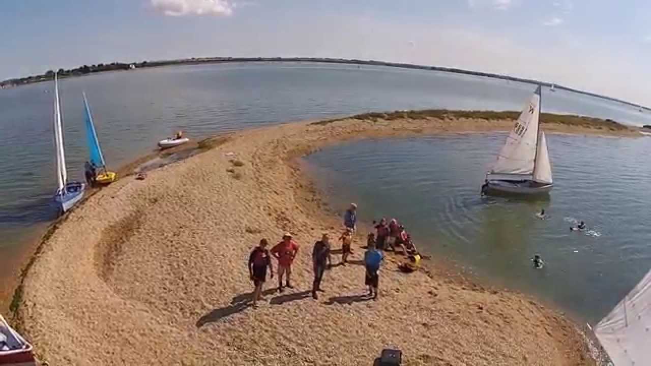 Marconi Sailing Club & the Blackwater estuary from above