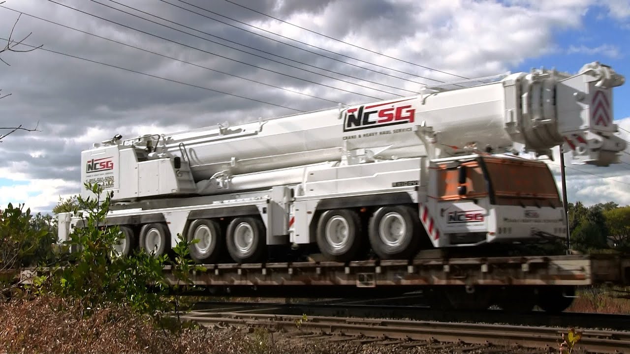CRANES! CN 8004 at Doncaster (11OCT2014)